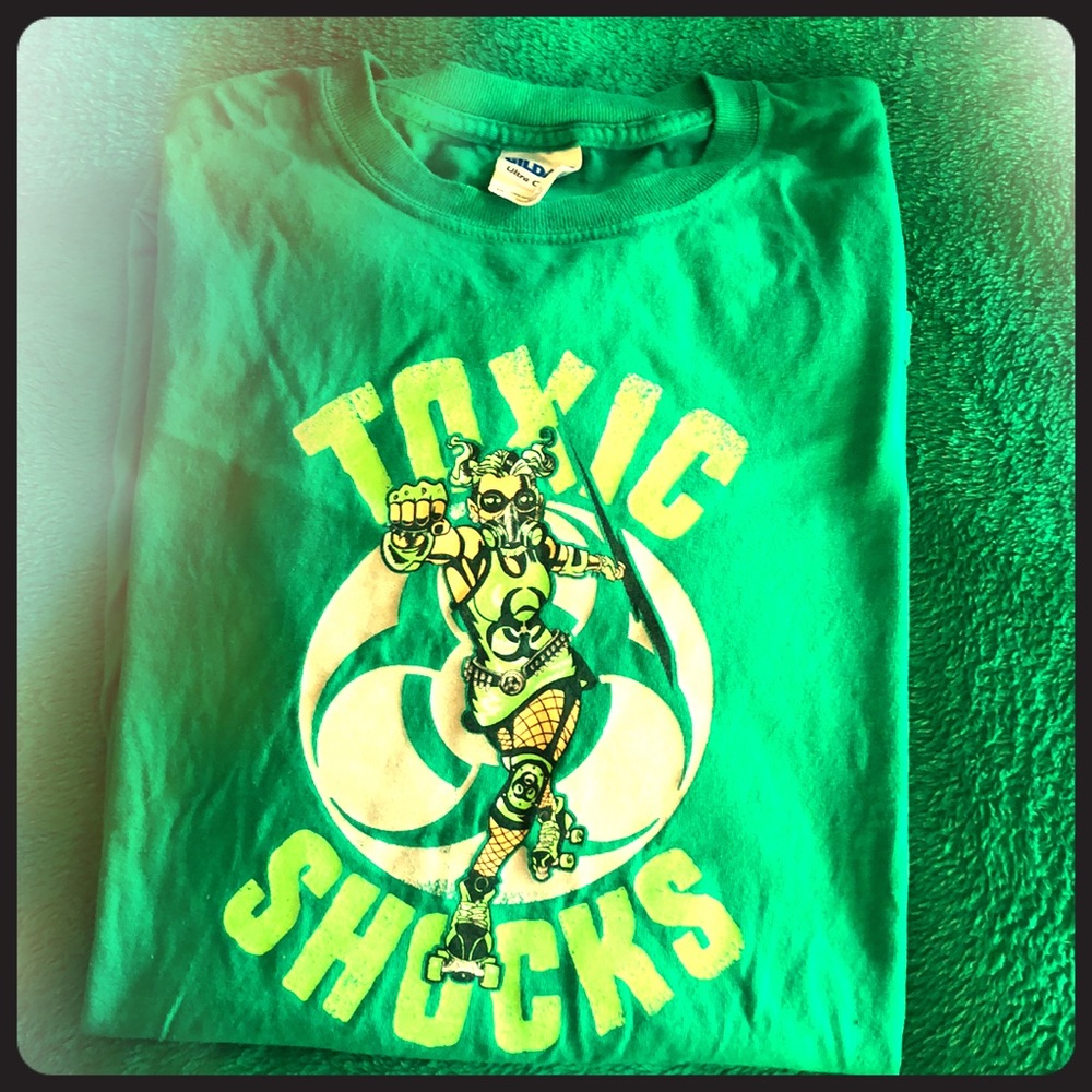 Atlanta Rollergirls Toxic Shocks Green Medium
